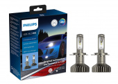    H4 Philips Bright White X-treme Ultinon LED 5800K (11342XUWX2)