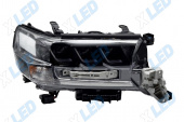 ���� (������) Toyota Land Cruiser 200 ���������� 2 (2016-2021) �1 LED 3 ����� (������)