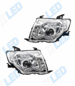 �������� ��� Mitsubishi Pajero (2007-2010) � bi-led ������� �4 X-LED, ����������� ������