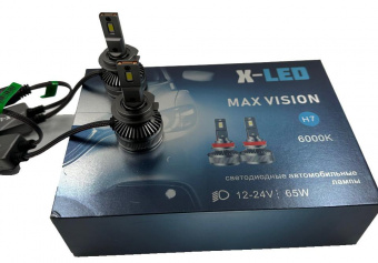    H7 X-LED MAX VISION  6000K Canbus 12-24v