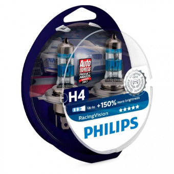 ���������� ����� H4 Philips Racing Vision 12342RVS2