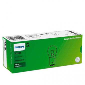   Philips P21W LongLife EcoVision 12498LLECOCP