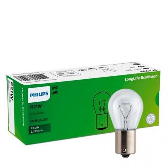   Philips P21W LongLife EcoVision 12498LLECOCP
