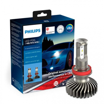  H8/11/16 Philips X-treme Ultinon LED gen2 5800K +250%